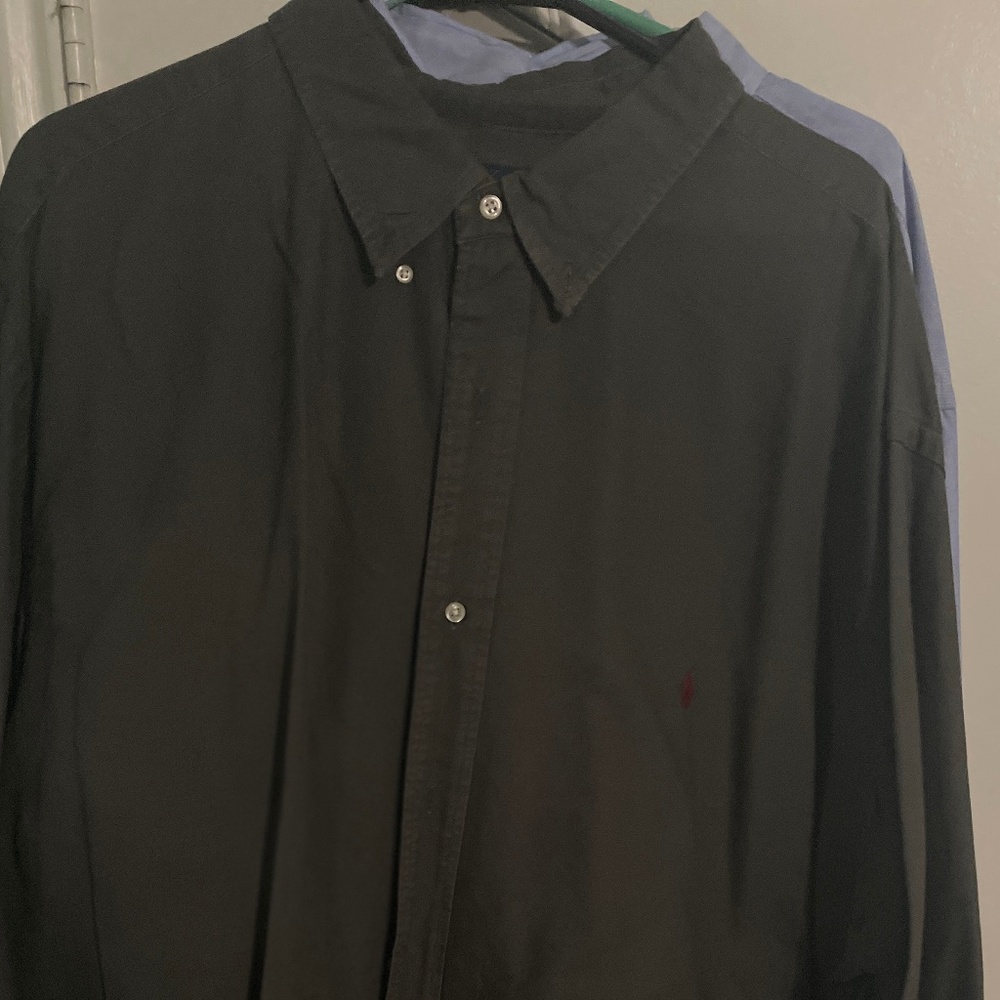 Long Sleeve Ralph Lauren Polo Shirt 3xlt